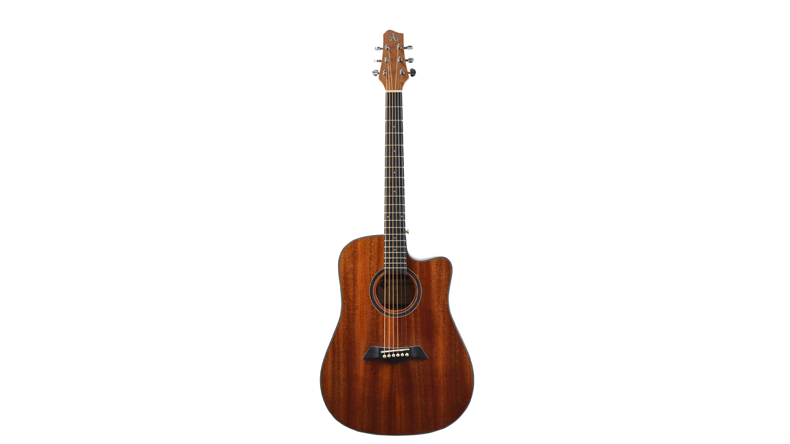 8. Antonio Giuliani Acoustic Mahogany Guitar